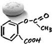 Figura 2. L'aspirina és àcid acetilsalicílic.